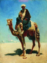 Репродукция картины "arab on camel" художника "верещагин василий"