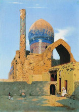 Копия картины "мавзолей гур-эмир. самарканд" художника "верещагин василий"