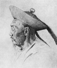 Репродукция картины "chinese official of tribe sibo" художника "верещагин василий"