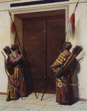 Репродукция картины "двери тимура" художника "верещагин василий"