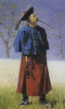 Репродукция картины "chinese" художника "верещагин василий"