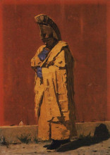 Репродукция картины "kalmyk-lama" художника "верещагин василий"