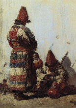 Репродукция картины "uzbek dishes seller" художника "верещагин василий"