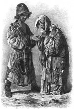 Репродукция картины "douvana (begging dervishes)" художника "верещагин василий"