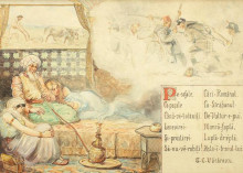 Копия картины "romanian stories" художника "вермонт николае"