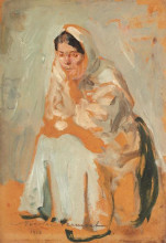 Копия картины "gypsy woman (study)" художника "вермонт николае"