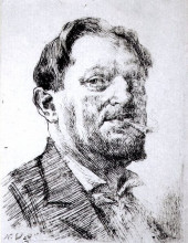 Картина "self-portrait" художника "вермонт николае"