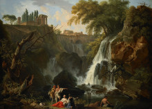 Картина "the cascade at tivoli" художника "верне клод жозеф"