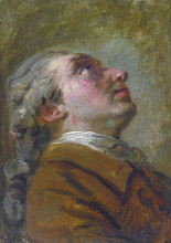 Репродукция картины "portrait of the artist simon-mathurin lantara (1729-1778)" художника "верне клод жозеф"