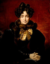 Копия картины "portrait of a lady" художника "верне орас"