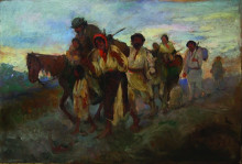Копия картины "gipsy tent" художника "верона артур"