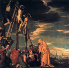 Копия картины "crucifixion" художника "веронезе паоло"