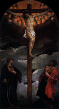 Репродукция картины "crucifixion" художника "веронезе паоло"