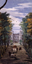 Копия картины "villa barbaro (detail)" художника "веронезе паоло"