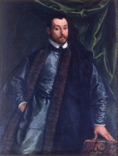 Репродукция картины "portrait of a gentlemen" художника "веронезе паоло"