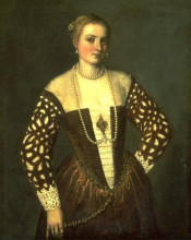 Картина "portrait of a lady" художника "веронезе паоло"