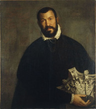 Картина "portrait of architect vincenzo scamozzi" художника "веронезе паоло"