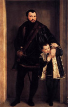 Репродукция картины "iseppo and adriano da porto" художника "веронезе паоло"