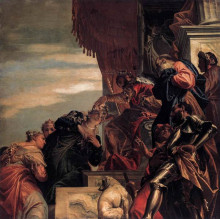 Картина "esther crowned by ahasuerus" художника "веронезе паоло"