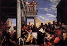 Копия картины "feast in the house of simon" художника "веронезе паоло"