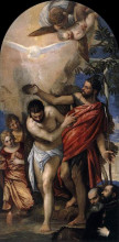 Копия картины "baptism of christ" художника "веронезе паоло"