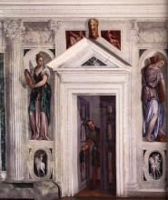 Копия картины "illusory door" художника "веронезе паоло"