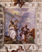 Картина "mortal man guided to divine eternity" художника "веронезе паоло"