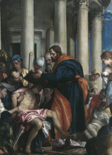 Картина "saint barnabas healing the sick" художника "веронезе паоло"