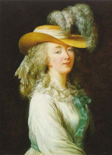 Картина "portrait of madame du barry" художника "виже-лебрен элизабет луиза"