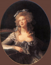 Копия картины "portrait of madame grand" художника "виже-лебрен элизабет луиза"