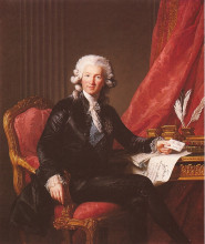 Репродукция картины "portrait of charles alexandre de calonne" художника "виже-лебрен элизабет луиза"