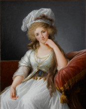 Картина "louise marie ad&#233;la&#239;de de bourbon-penthi&#232;vre" художника "виже-лебрен элизабет луиза"