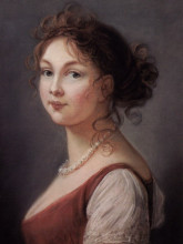 Репродукция картины "princess louise of prussia" художника "виже-лебрен элизабет луиза"