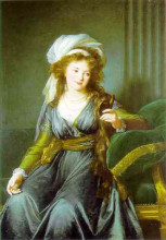 Картина "portrait of countess catherine skavronskaya" художника "виже-лебрен элизабет луиза"