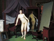 Картина "model in the studio" художника "вильхельм эккерсберг кристофер"