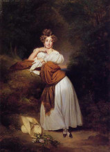 Копия картины "sophie guillemette, grand duchess of baden" художника "винтерхальтер франц ксавер"