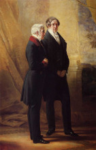 Картина "arthur wellesley, 1st duke of wellington with sir robert peel" художника "винтерхальтер франц ксавер"