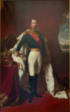 Копия картины "portrait of emperor napoleon iii" художника "винтерхальтер франц ксавер"