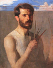 Копия картины "self-portrait" художника "висконти элисеу"