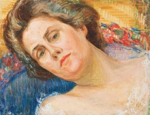 Картина "figura feminina" художника "висконти элисеу"