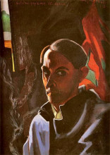 Копия картины "self portrait" художника "виткевич станислав игнаций"