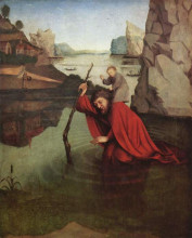 Копия картины "st. christopher" художника "виц конрад"