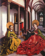 Картина "st. catherine and mary magdalene" художника "виц конрад"