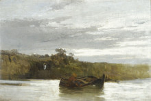 Копия картины "the river" художника "воланакис константинос"