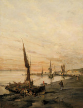 Картина "sunset over the bay" художника "воланакис константинос"