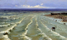 Репродукция картины "the sea" художника "волков ефим"