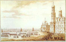 Копия картины "view of sobornaya square in the moscow kremlin" художника "воробьёв максим"