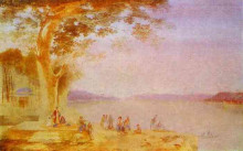 Картина "oriental landscape" художника "воробьёв максим"