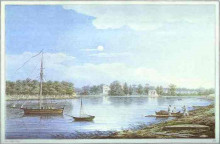 Репродукция картины "the nevka by the elagin island" художника "воробьёв максим"