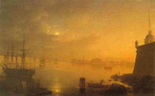 Картина "moonlit night in st. petersburg" художника "воробьёв максим"